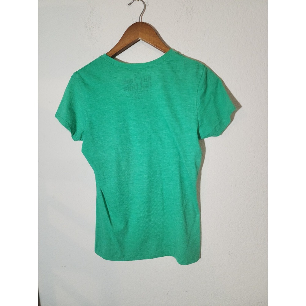 Kill Your Culture Cannabis Patch Kids Graphic Tee Green Heather Large   175 - Picture 3 of 11